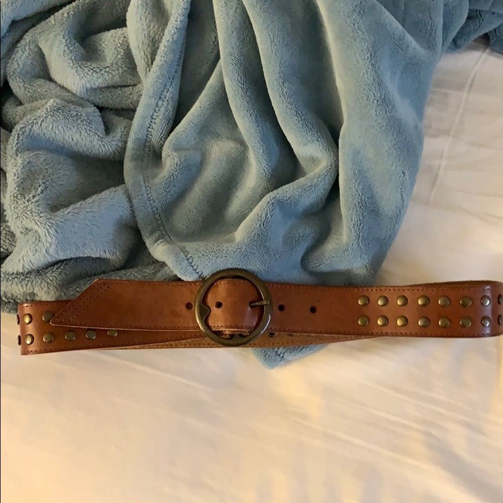 Nordstrom brown studded belt